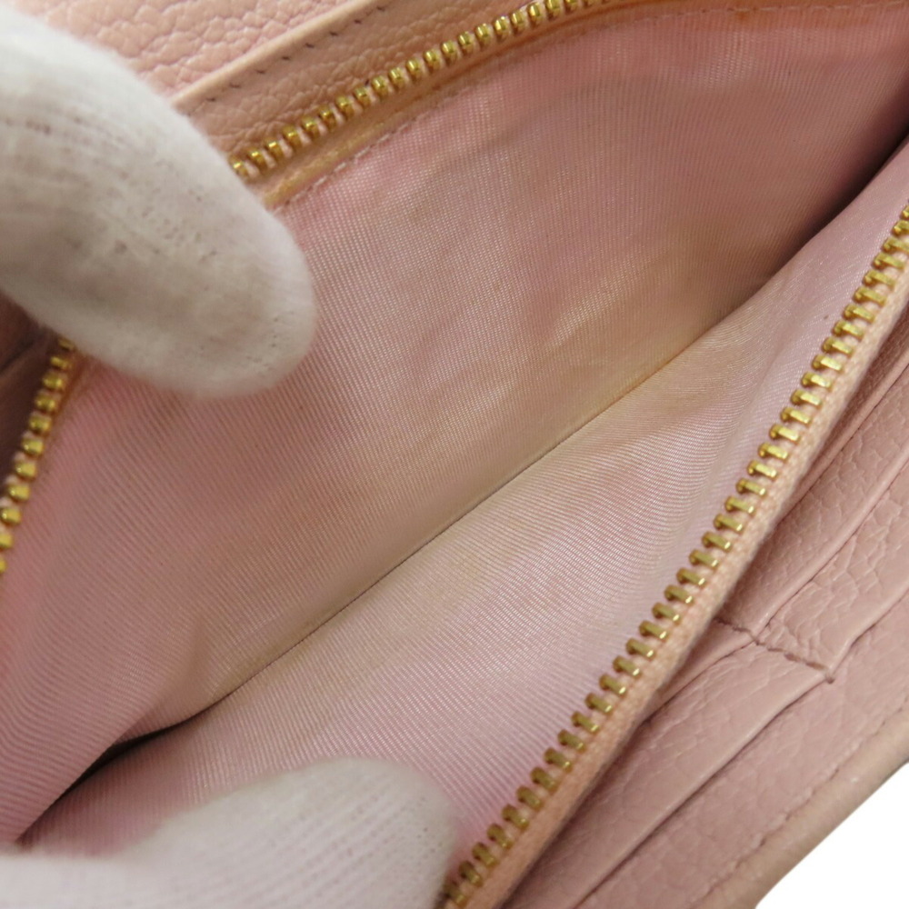 Miu Miu Ribbon Long Wallet Leather Women's - image 5